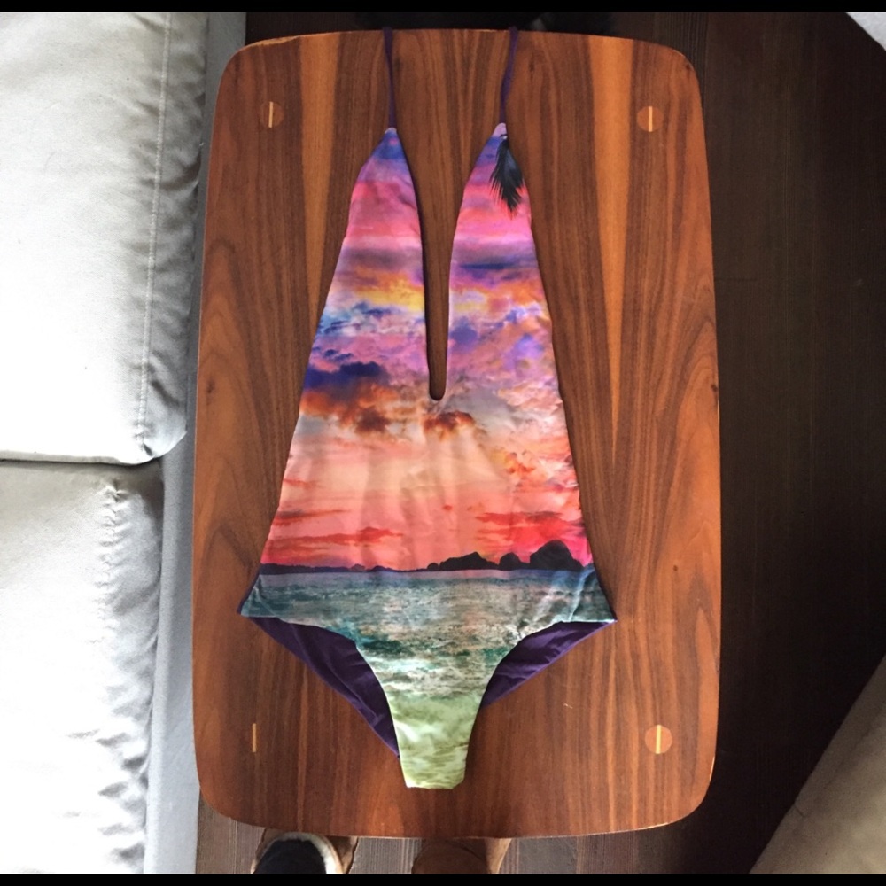 Water glamour one piece swimsuit NEW